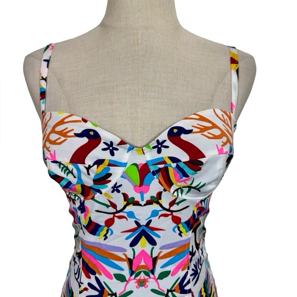 Mara Hoffman Techno Animals Otomi Bustier Top - Picture 3 of 7